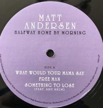 2LP Matt Andersen: Halfway Home By Morning