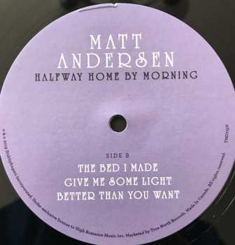 2LP Matt Andersen: Halfway Home By Morning