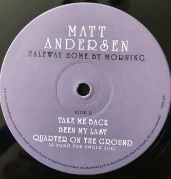 2LP Matt Andersen: Halfway Home By Morning