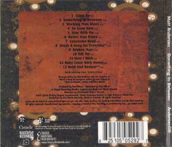 CD Matt Andersen: Something In Between