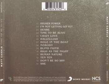 CD Matt Cardle: Time To Be Alive