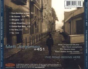 CD Matt Jorgensen: The Road Begins Here