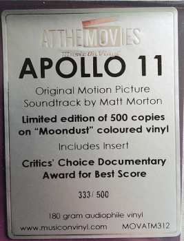 LP Matt Morton: Apollo 11 (Original Motion Picture Soundtrack) CLR | LTD | NUM