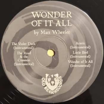 LP Matt Wheeler: The Wonder Of It All