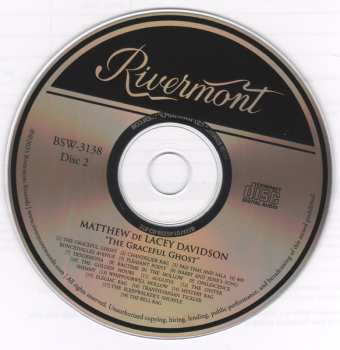 2CD Matthew Davidson: The Graceful Ghost: Contemporary Piano Rags 1960 - 2021 DLX