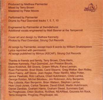 CD Matthew Parmenter: All Our Yesterdays