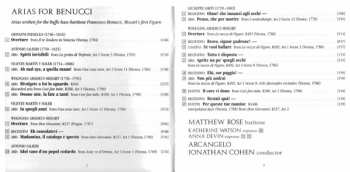CD Matthew Rose: Arias For Benucci