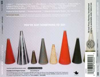 CD Matthew West: Something To Say
