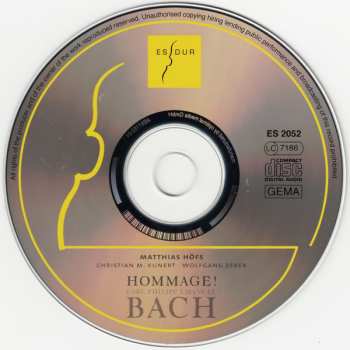 CD Matthias Höfs: Hommage! Carl Philipp Emanuel Bach