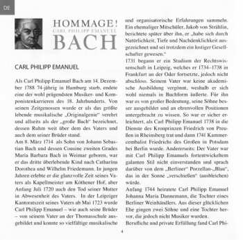CD Matthias Höfs: Hommage! Carl Philipp Emanuel Bach