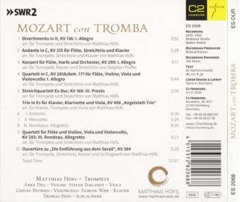 CD Gustav Rivinius: Mozart Con Tromba