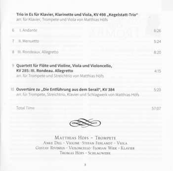 CD Gustav Rivinius: Mozart Con Tromba