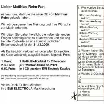 CD Matthias Reim: Wolkenreiter