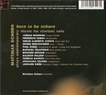 CD Matthias Schorn: Born To Be Schorn