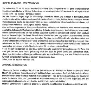 CD Matthias Schorn: Born To Be Schorn