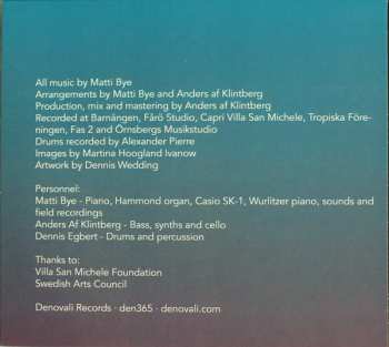 CD Matti Bye: Capri Clouds