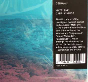 CD Matti Bye: Capri Clouds