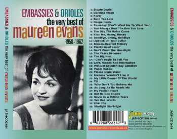 CD Maureen Evans: Embassies & Orioles: The Very Best Of (1958-1962)