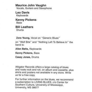 CD Maurice John Vaughn: Generic Blues Album