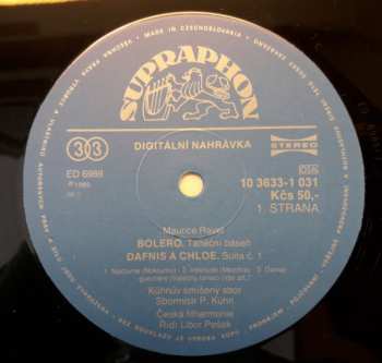 LP The Czech Philharmonic Orchestra: Bolero / Daphnis Et Chloe (Ballet Suites Nos. 1 And 2)