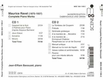 2CD Maurice Ravel: Complete Piano Works