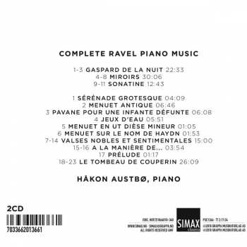 2CD Maurice Ravel: Complete Works For Piano Solo