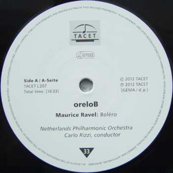 LP Maurice Ravel: oreloB (Bolero)