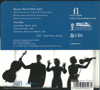 CD Maurice Ravel: Sonate Pour Violon & Violoncelle - Sonate Pour Violon & Piano