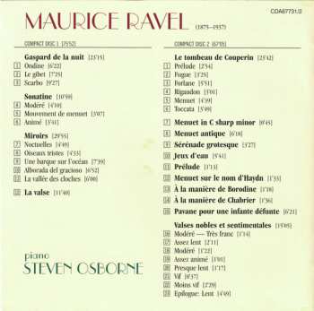 2CD Maurice Ravel: The Complete Solo Piano Music