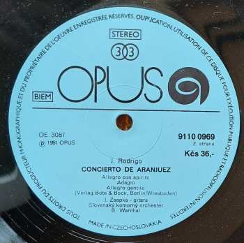 LP Joaquín Rodrigo: Concerto In A Major Op. 30 / Concierto De Aranjuez (81 1)