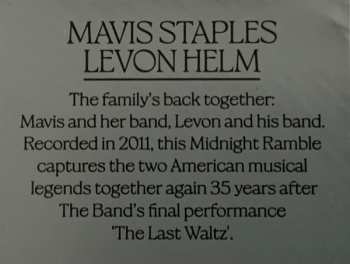 2LP Mavis Staples: Carry Me Home CLR | LTD