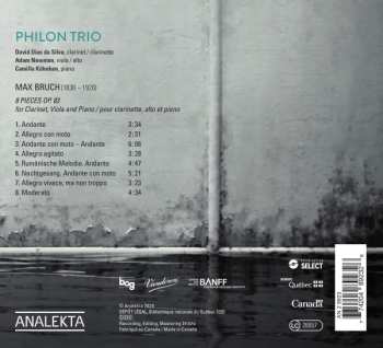 CD Max Bruch: 8 Pieces, Op. 83