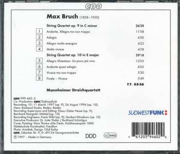 CD Max Bruch: String Quartets 1 & 2
