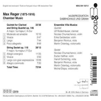 CD Max Reger: Chamber Music