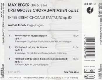 CD Max Reger: Drei Grosse Choralfantasien Op. 52