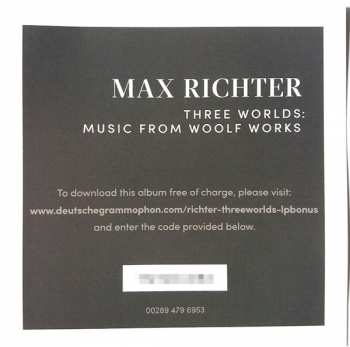 2LP Max Richter: Three Worlds: Music From Woolf Works