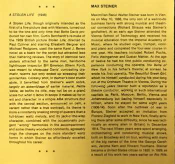 CD Max Steiner: Band Of Angels, Death Of A Scoundrel, Etc. - Original Motion Picture Soundtracks & Scores