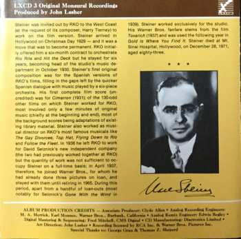 CD Max Steiner: Band Of Angels, Death Of A Scoundrel, Etc. - Original Motion Picture Soundtracks & Scores
