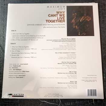 LP Maximum Joy: Why Can't We Live Together CLR