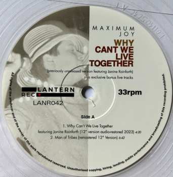 LP Maximum Joy: Why Can't We Live Together CLR
