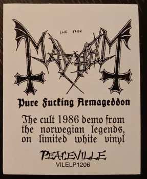 LP Mayhem: Pure Fucking Armageddon CLR | LTD