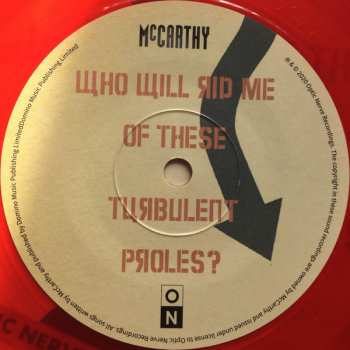 2LP/SP McCarthy: The Enraged Will Inherit The Earth LTD | CLR