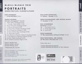 CD McGill/McHale Trio: Portaits: Works For Flute, Clarinet & Piano
