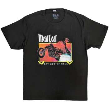 Merch Meat Loaf: Póló Bat Out Of Hell Rectangle