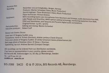 SACD Alexander Scriabine: Piano Concerto No. 3 • Piano Concerto