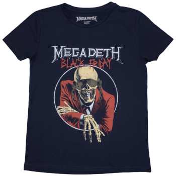  Megadeth: Megadeth Ladies T-shirt: Black Friday (back Print) (x-large) XL