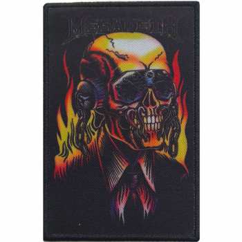 Merch Megadeth: Felvarró Flaming Vic