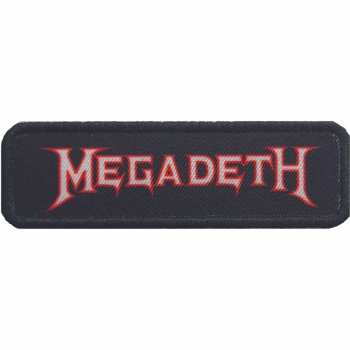Merch Megadeth: Felvarró Logo Megadeth Outline