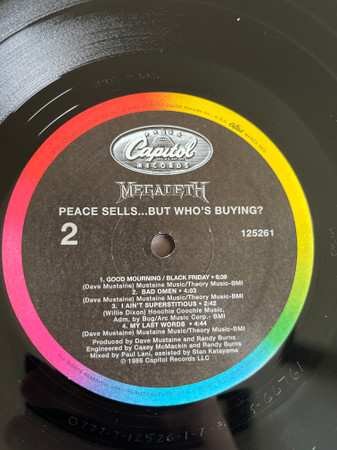 LP Megadeth: Peace Sells... But Who's Buying?