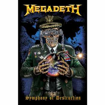 Merch Megadeth: Textil poszter Symphony Of Destruction